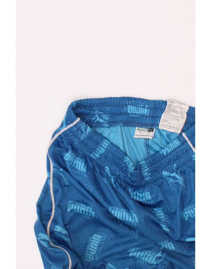 Puma drenge grafiske sportsshorts 6-7 år blå polyester