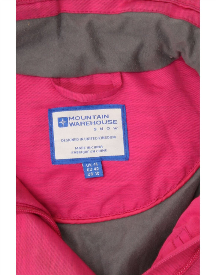 Mountain Warehouse Dame Hætte vindjakke UK 14 Large Pink