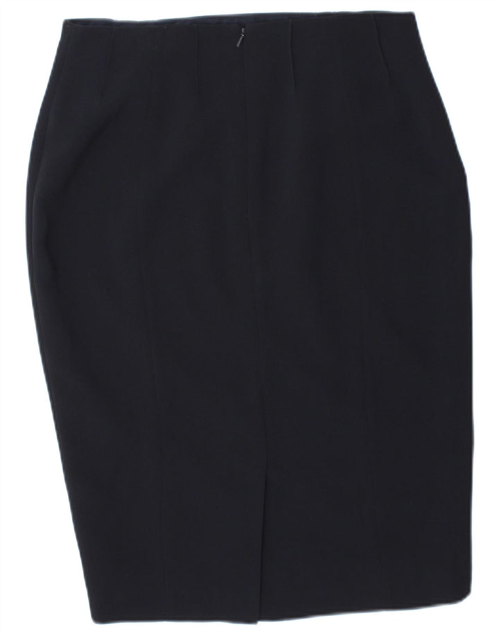 Hobbs Pencil Nederdel til kvinder UK 10 Small W28 Navy Blue Polyester