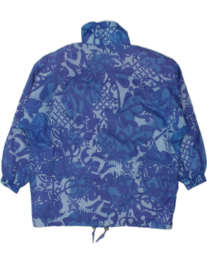 ETIREL Womens Pullover Windbreaker Jacket UK 16 Large Blue Polyester Vintage Etirel and Second-Hand Etirel from Messina Hembry 