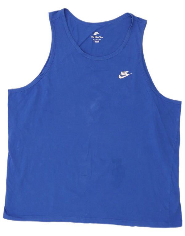 Nike Herrevest Top 2XL Blå Bomuld
