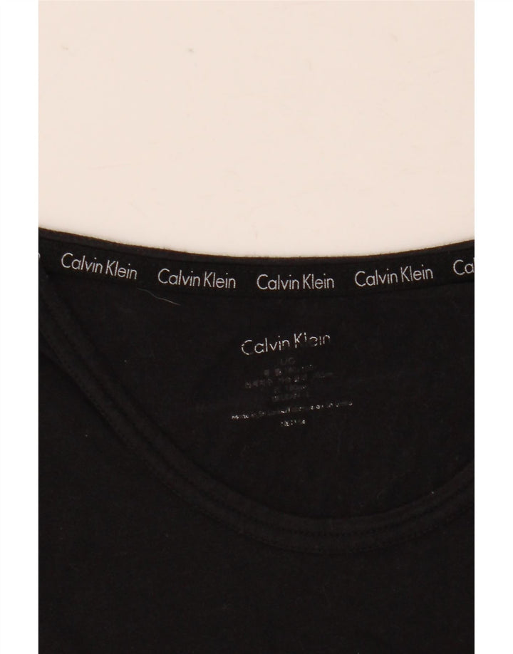 Calvin Klein Herre Grafisk T-Shirt Top Stor Sort