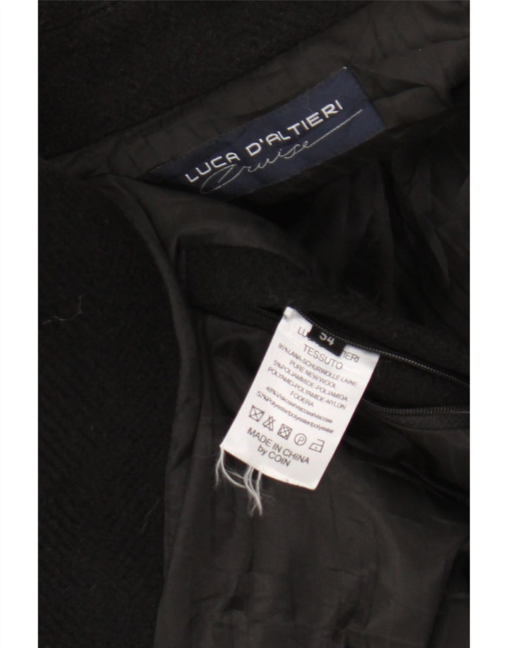 Luca D'altieri Herre Duffle Coat IT 54 2XL Sort Uld