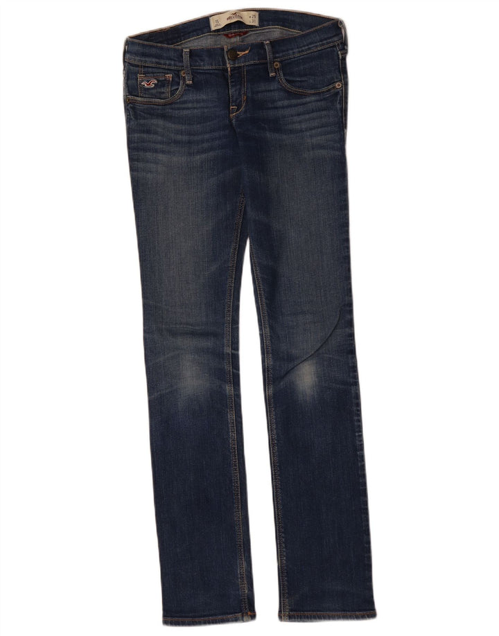 HOLLISTER Dame Slim Jeans US 1 XS W25 L31 Blå Bomuld
