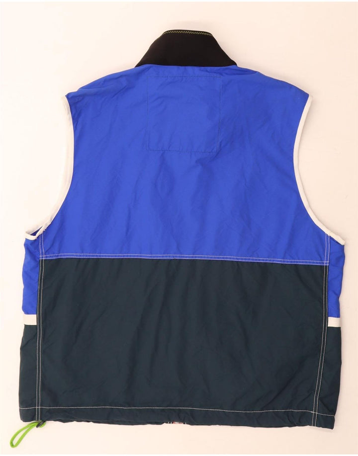 Murphy & Nye Herre Grafisk Gilet UK 42 XL Blå Colourblock Polyamid