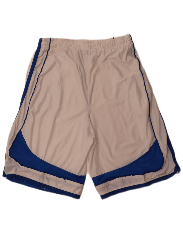 STEVE & BARYY'S Sportsshorts til mænd Store hvide Colourblock Polyester
