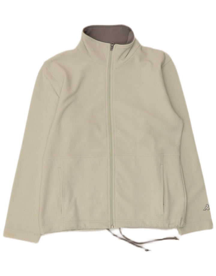 Kappa træningsdragt topjakke til kvinder UK 14 Medium Green Polyester