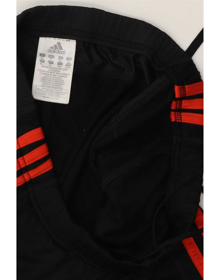 Adidas Træningsdragtsbukser til mænd XL Sort Colourblock Polyester