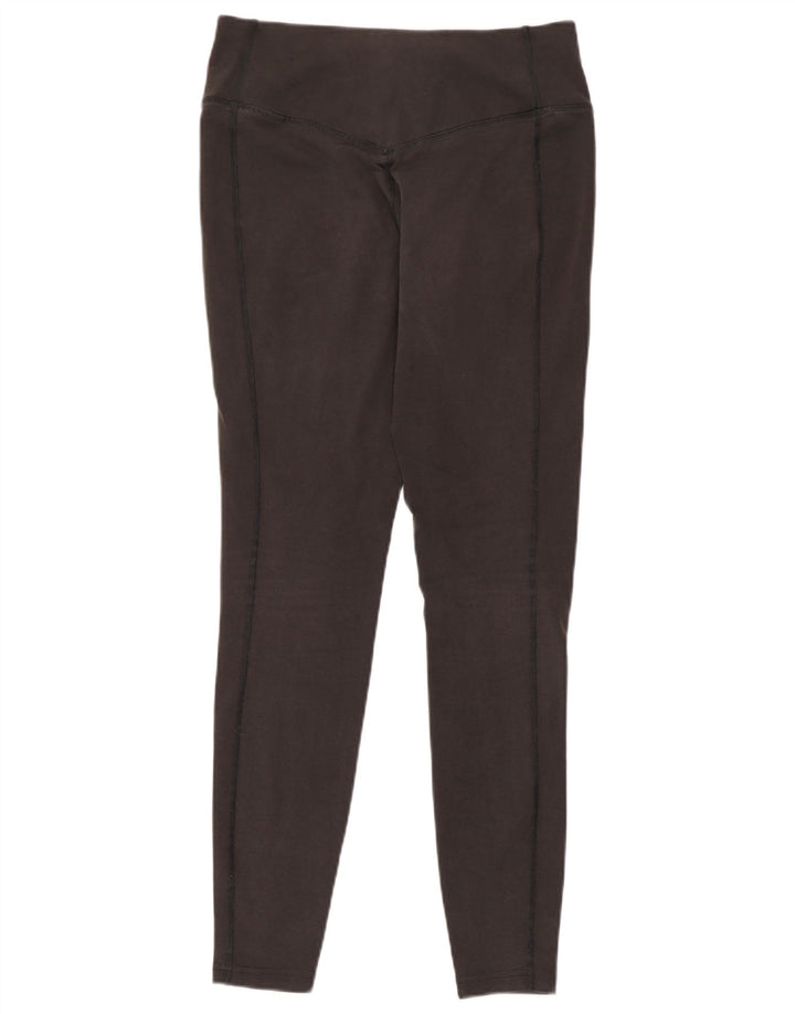 Nike Dame Dri Fit Leggings UK 10 Small Black Bomuld