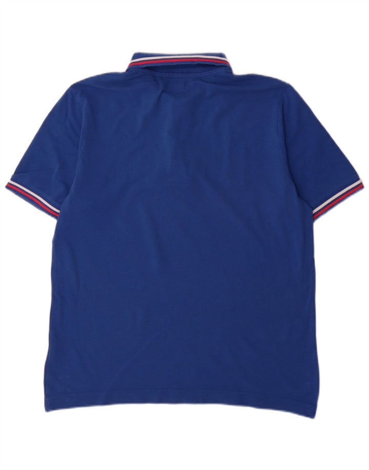 Kappa herre poloshirt mellemblå stribet bomuld