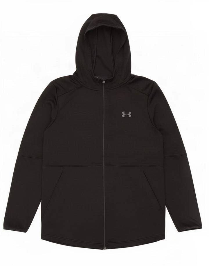 Under Armour Herre hættetrøje med lynlås mellem sort