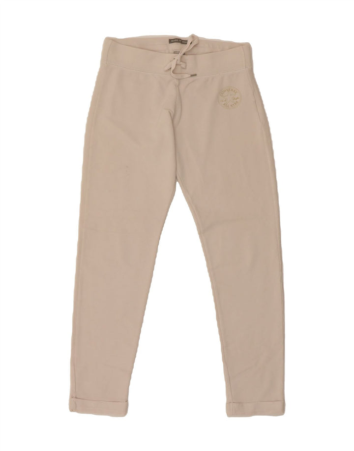 CONVERSE Womens Tracksuit Trousers Joggers UK 12 Medium  Off White Vintage Converse and Second-Hand Converse from Messina Hembry 