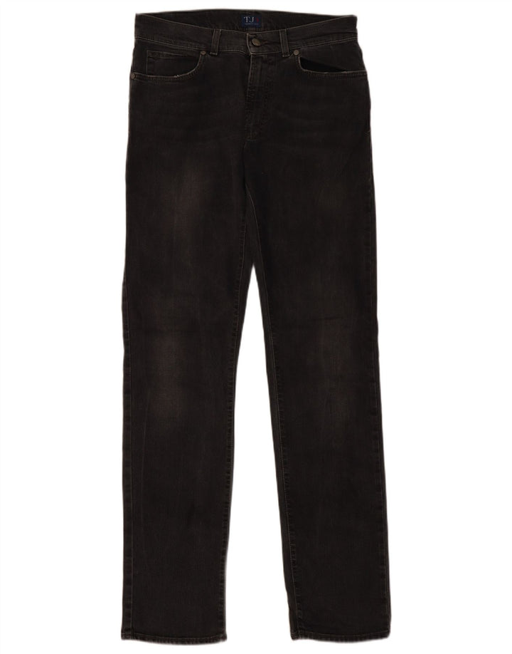 TRUSSARDI Straight jeans til mænd W32 L32 Grå bomuld