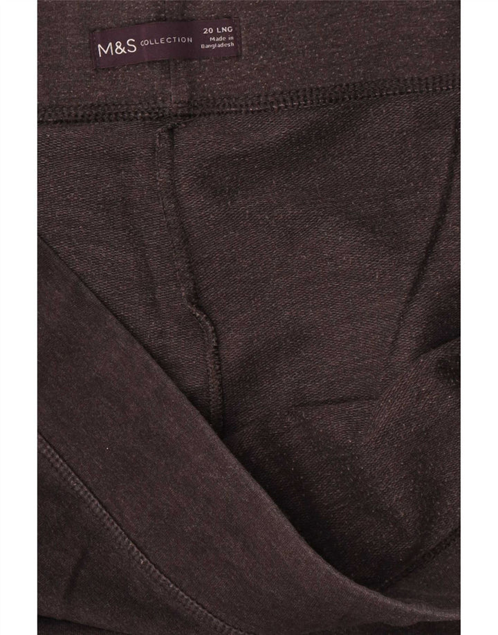 Marks & Spencer Dame Leggings UK 20 2XL Grå Bomuld