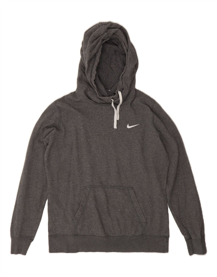 NIKE Womens Hoodie Jumper UK 16 Large Grey Cotton Vintage Nike and Second-Hand Nike from Messina Hembry 