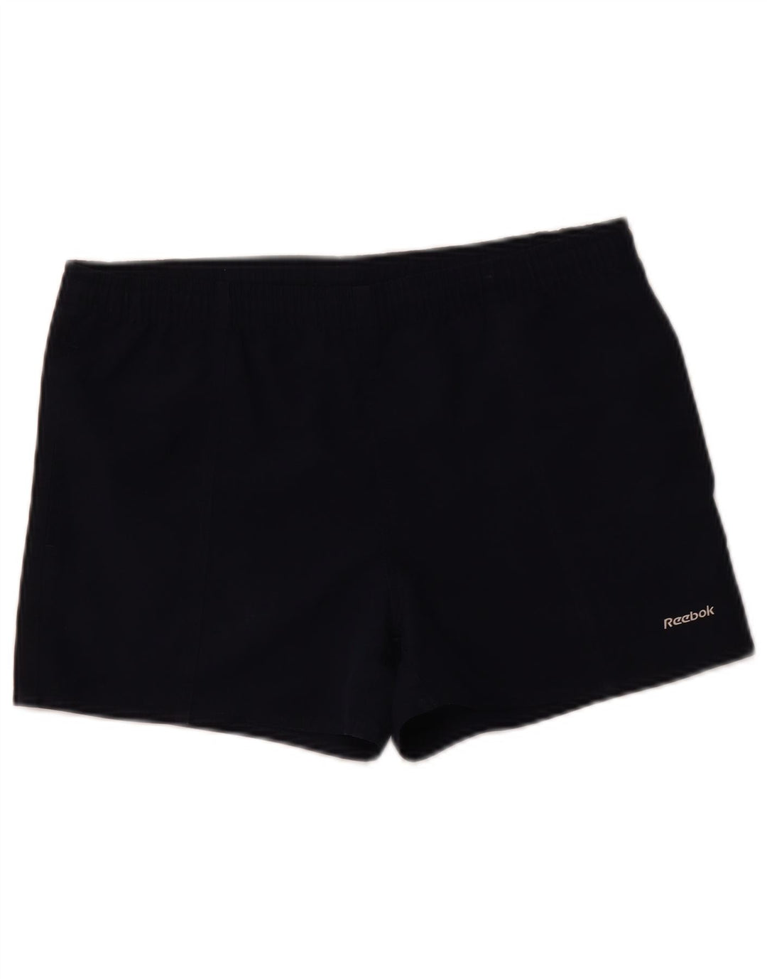 REEBOK sportsshorts til kvinder UK 10 Small Navy Blue Polyester