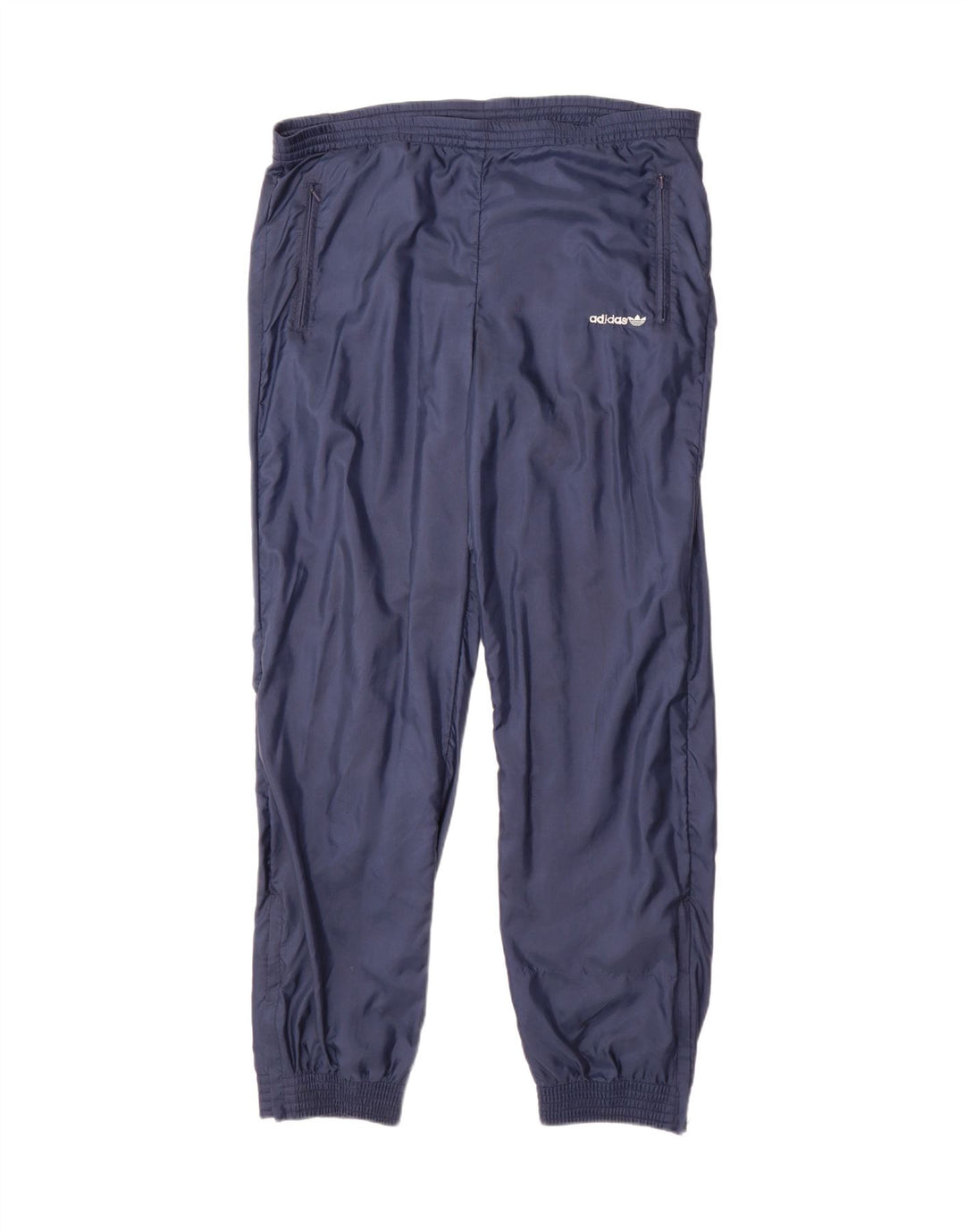 ADIDAS Mens Tracksuit Trousers Joggers Size 40/42 Medium  Navy Blue Vintage Adidas and Second-Hand Adidas from Messina Hembry 