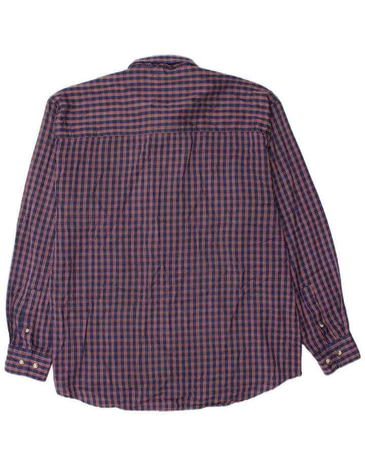 WRANGLER Flanellskjorte til mænd XL Marineblå ternet