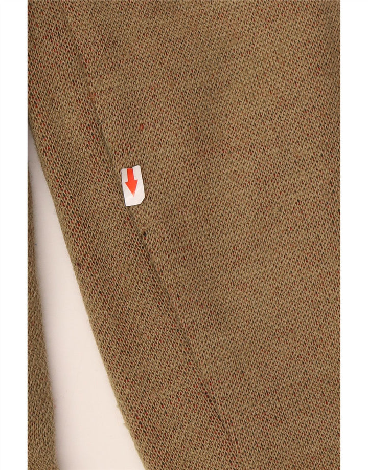 Silvy Herre Vendbar jakke UK 38 Medium Grøn Geometrisk Bomuld