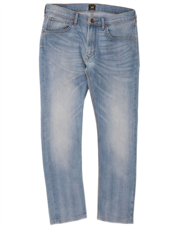 Lee Dame Luke Slim Jeans W32 L28 Blå Bomuld