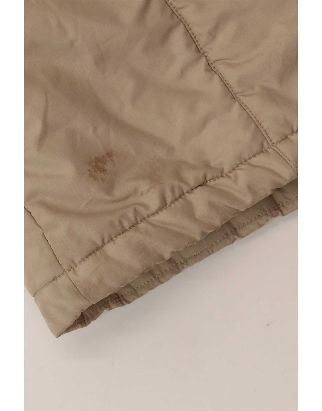 Jack Wolfskin Dame Hætte Polstret Frakke UK 12/14 Medium Beige Polyester