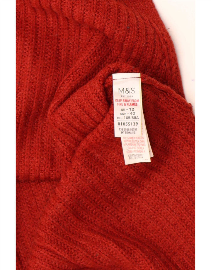 Marks & Spencer Damevest Tank Top UK 12 Medium Rød Akryl