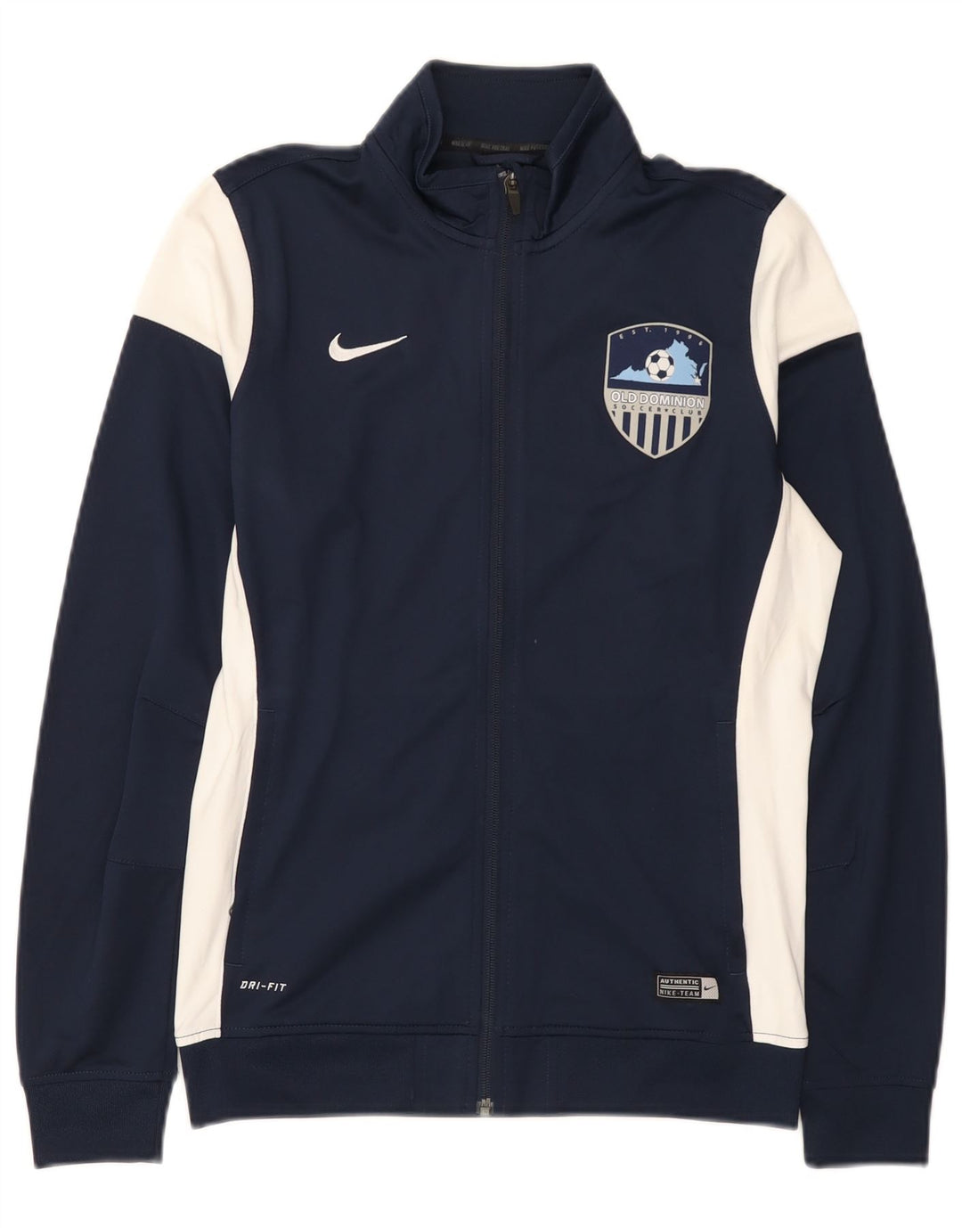 Nike Herre Dri Fit træningsdragt Topjakke Medium Navy Blue Colourblock