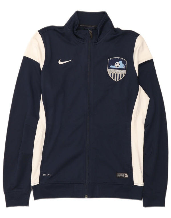 Nike Herre Dri Fit træningsdragt Topjakke Medium Navy Blue Colourblock