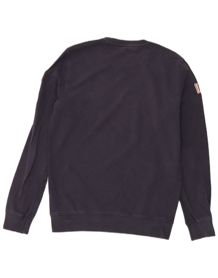 Timberland Herre grafisk sweatshirt Jumper Medium Navyblå Bomuld
