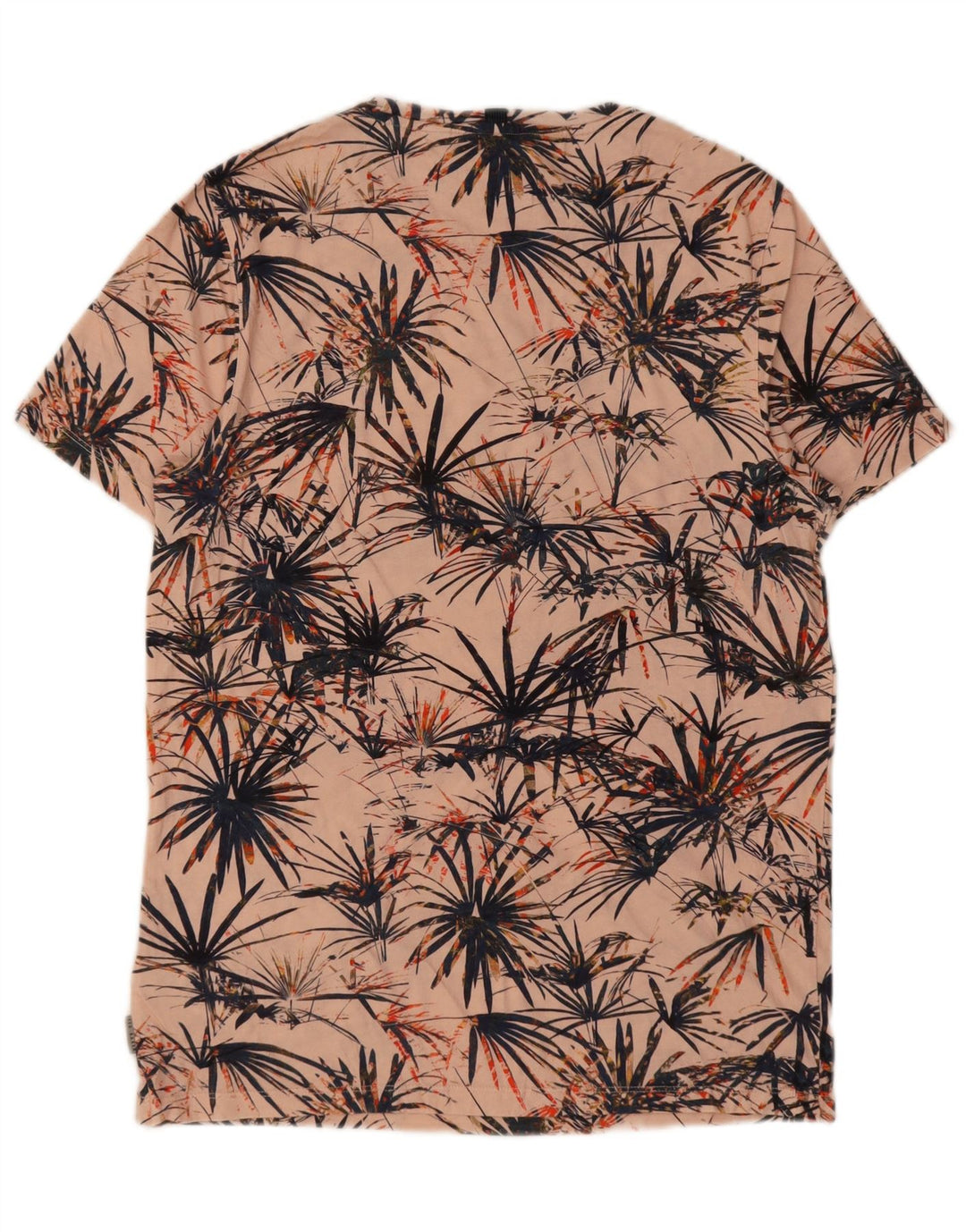 Ted Baker Herre grafisk T-shirt Top Størrelse 3 Medium Pink Bomuld