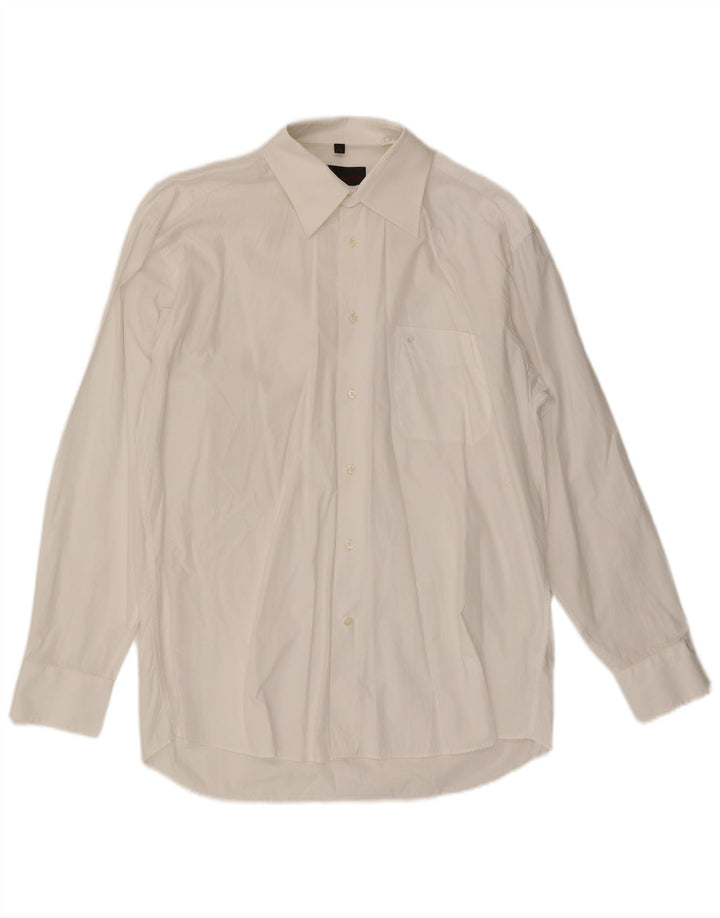 Pierre Cardin Herreskjorte str. 41/42 Stor hvid bomuld