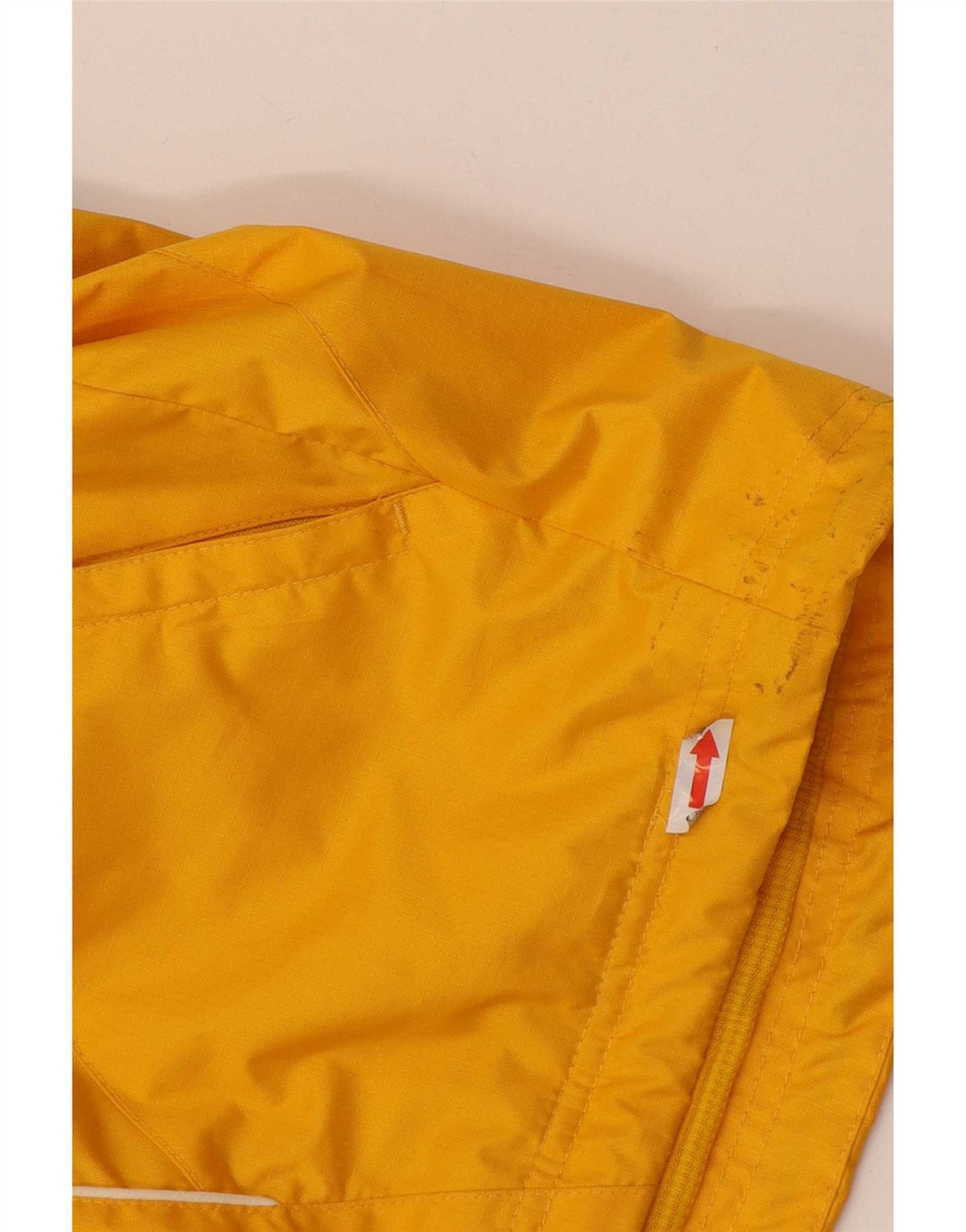 Jako Herre grafisk regnjakke med hætte UK 38 Medium Yellow Colourblock