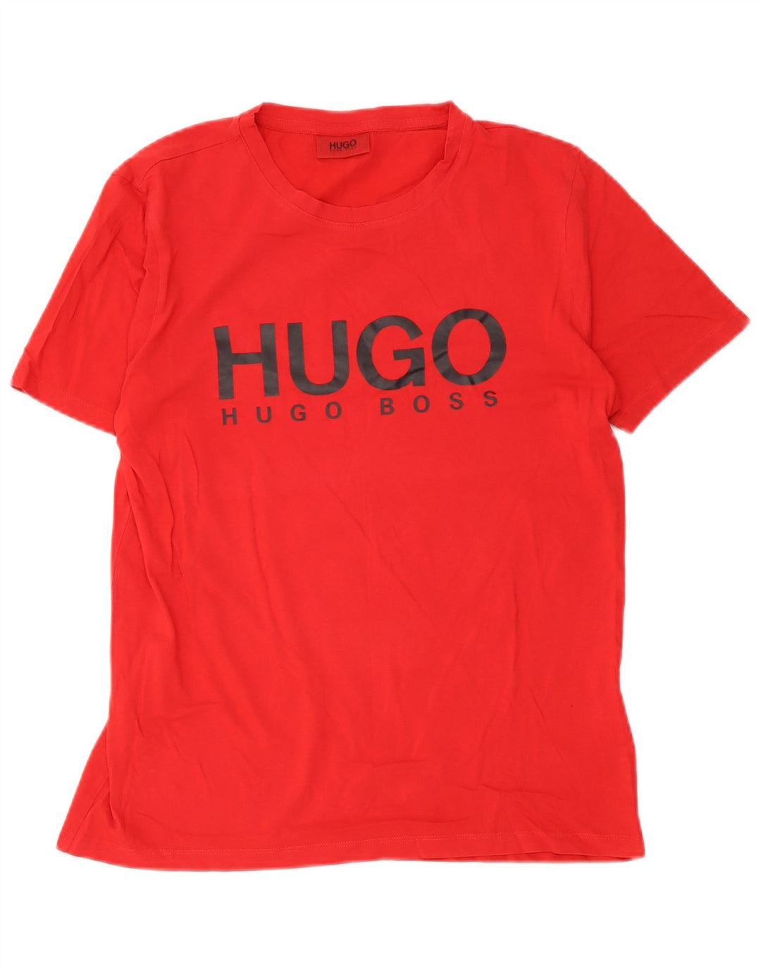 Hugo Boss Herre grafisk T-shirt Top Lille rød bomuld