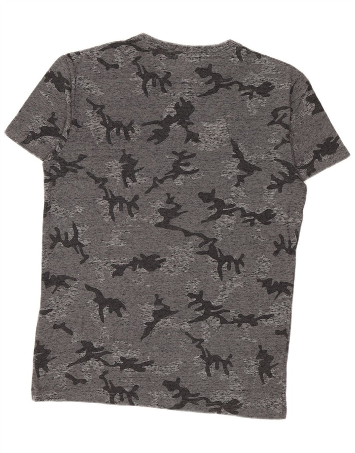 Superdry Herre T-shirt Top Lille grå Camouflage Bomuld