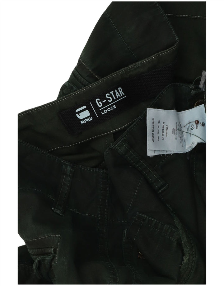 G-STAR Herre Loose Fit Cargo Shorts W40 XL Grøn Bomuld