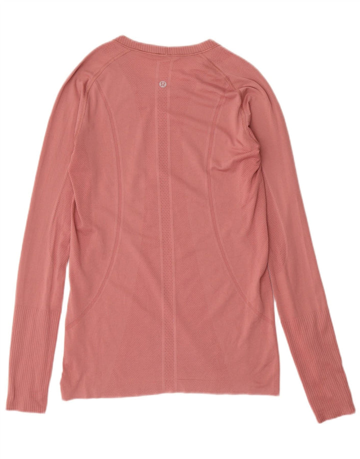 Lululemon Dame Top Langærmet UK 12 Medium Pink