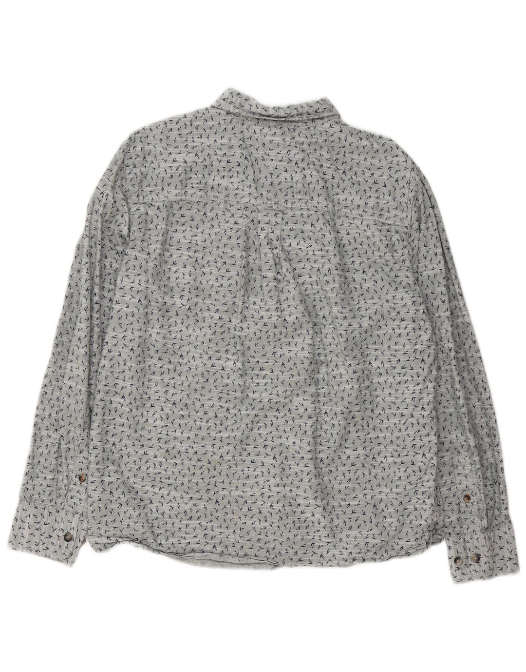 Fat Face Herre Regular Fit skjorte Medium Grey Flecked Bomuld