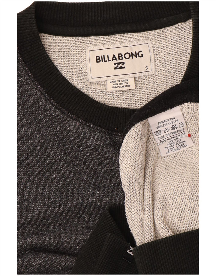 Billabong Herre Sweatshirt Jumper Lille Grå Colourblock Bomuld