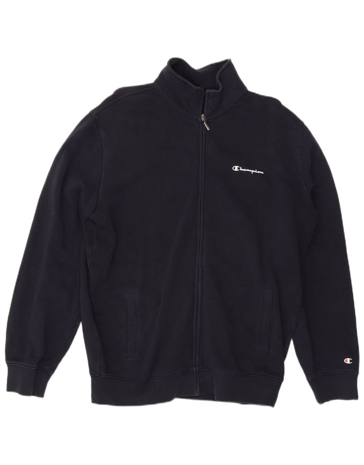 CHAMPION Mens Sweatshirt Jumper XL Navy Blue Cotton Vintage Champion and Second-Hand Champion from Messina Hembry 