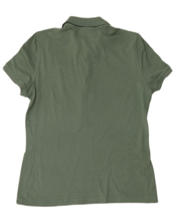 LACOSTE Dame Slim Fit Polo Shirt Størrelse 38 Medium Khaki
