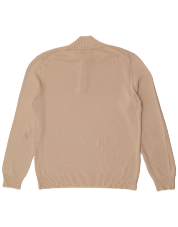Marina Yachting Herre Zip Neck Jumper Sweater XL Beige