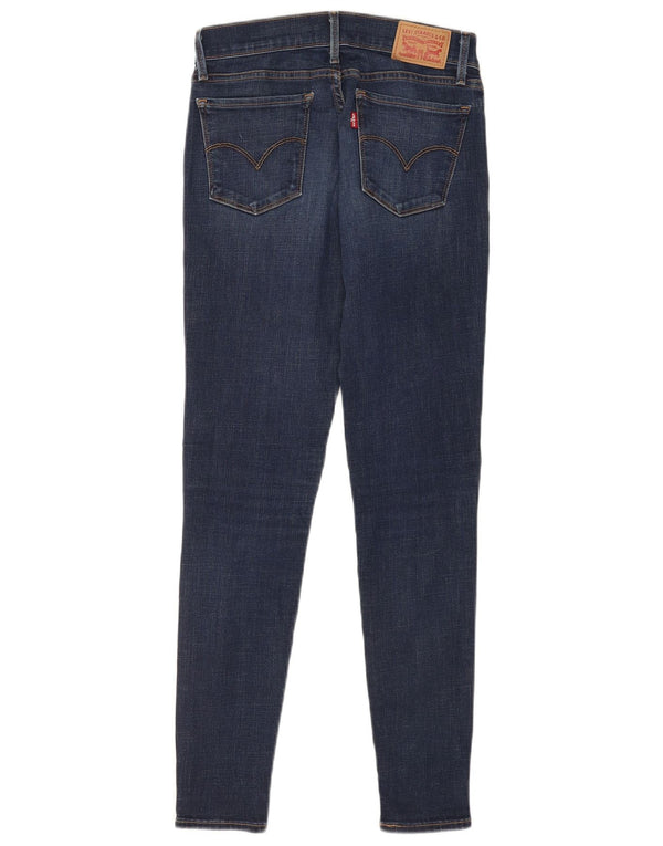 Levi's Dame 710 Super Skinny Jeans W27 L30 Marineblå Bomuld