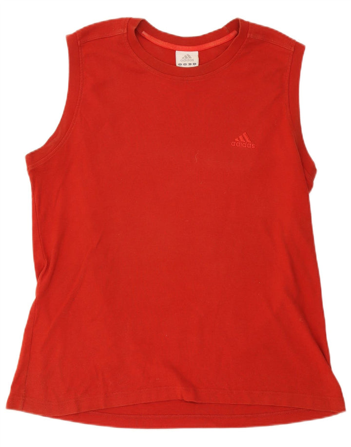 Adidas Herrevest Top UK 44/46 Large Red Bomuld
