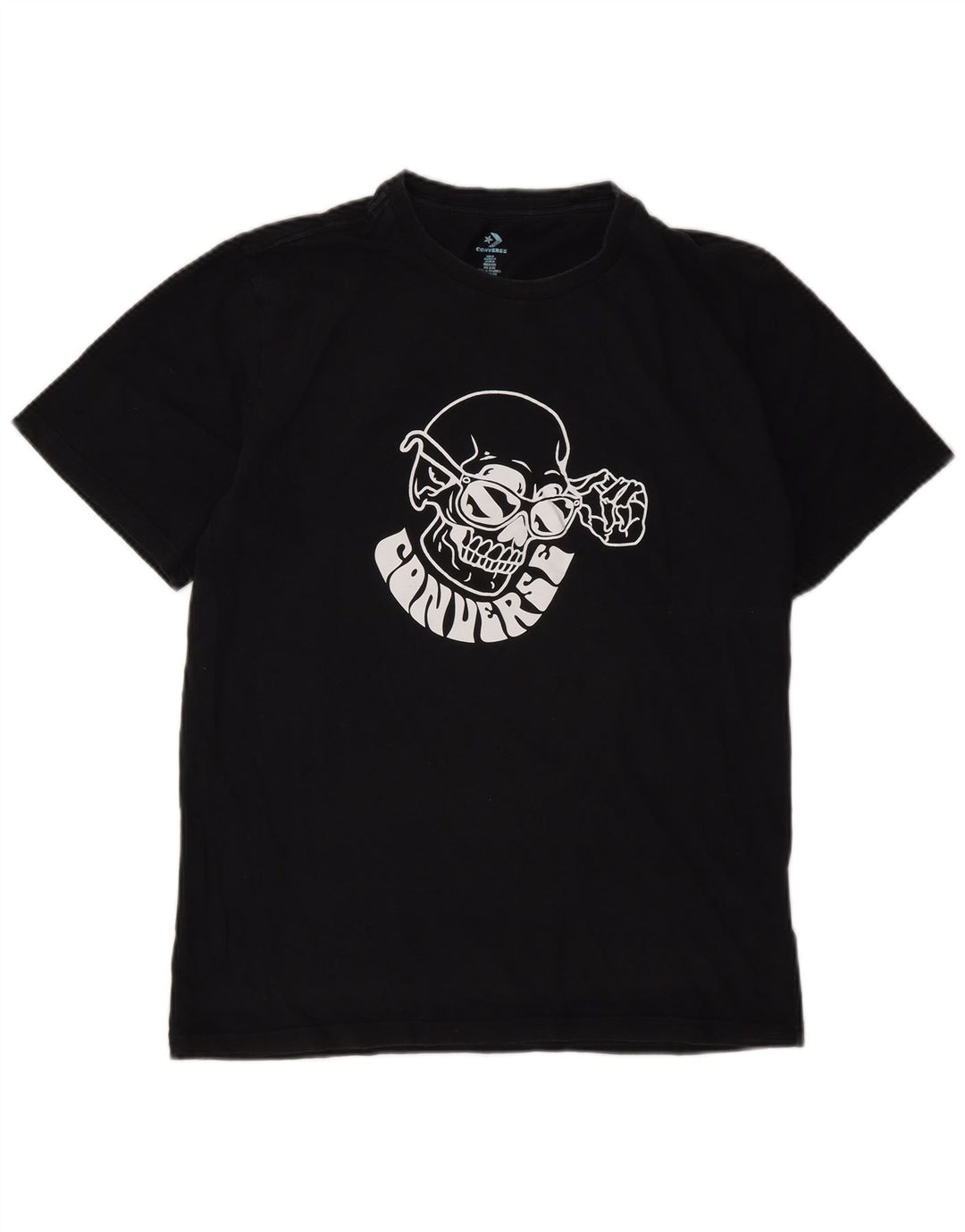 Converse grafisk t-shirt til mænd, lille sort bomuld