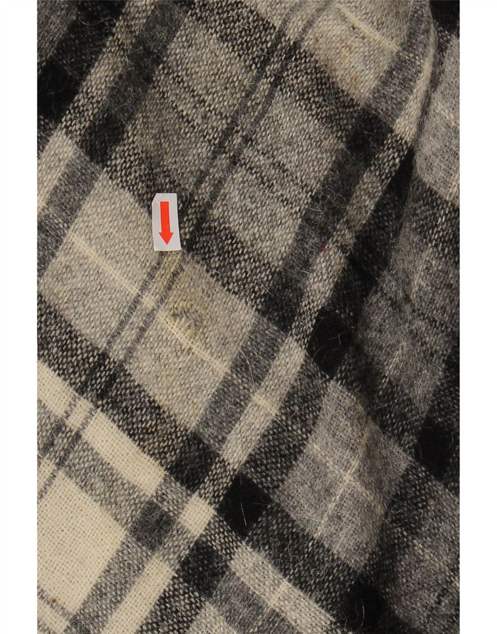 Vintage dame nederdel EU 40 Medium W28 Grå ternet