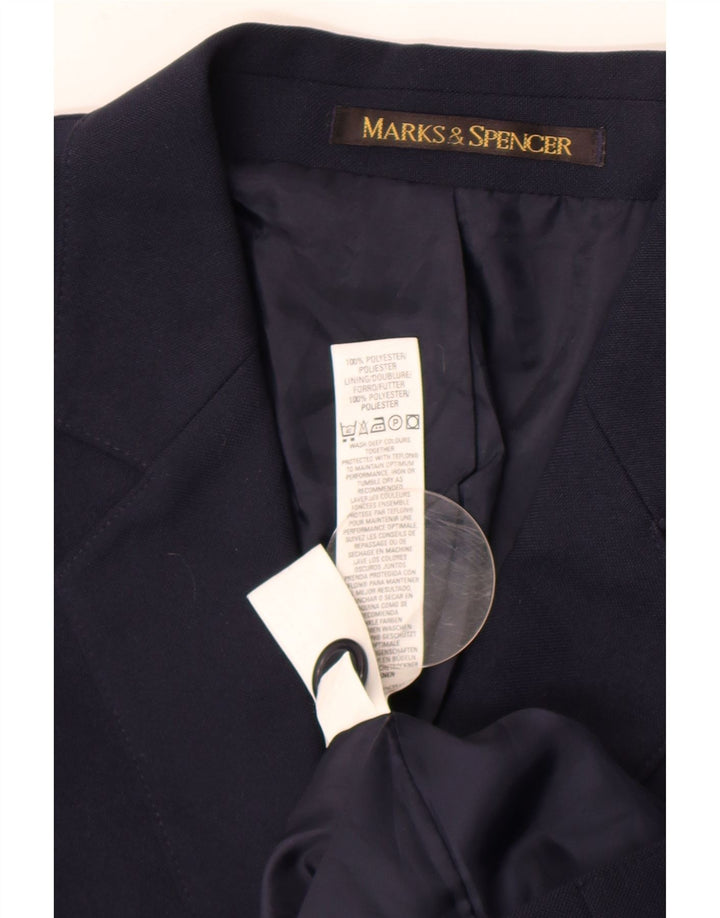Marks & Spencer Boys 2-knaps blazerjakke 10-11 år marineblå polyester