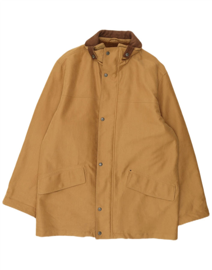 Delahaye Herre Utility Jacket UK 40 Stor Beige Bomuld