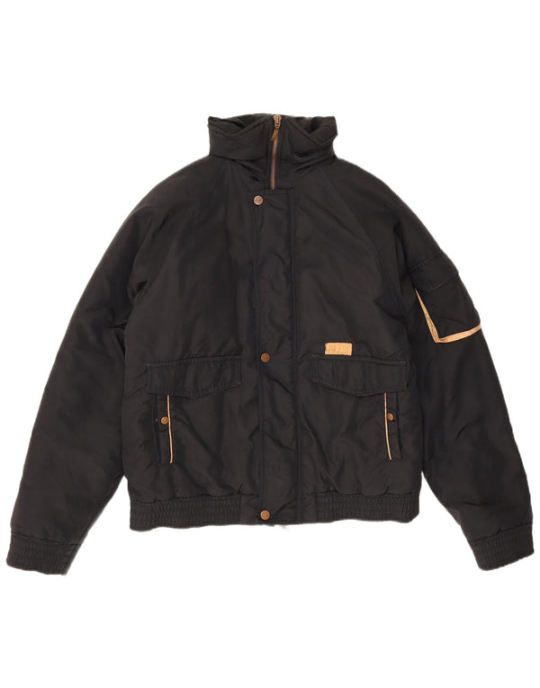 ALVIERO MARTINI Polstret jakke til kvinder UK 18 XL Sort