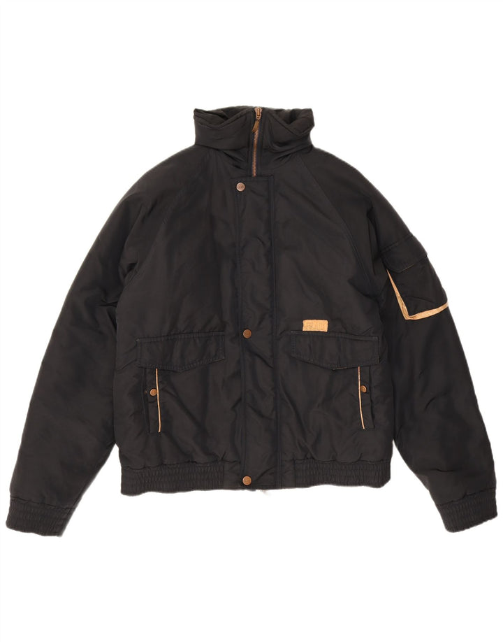 ALVIERO MARTINI Polstret jakke til kvinder UK 18 XL Sort