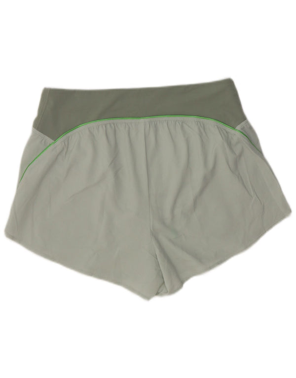 Under Armour Dame Sports Shorts UK 14 Large Grå Colourblock Polyester